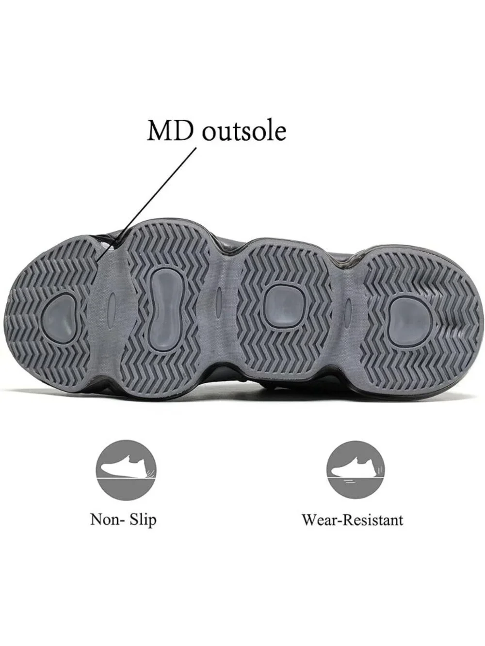 Men's Grey Walking Shoes Casual Fashion Silp On Tennis Running Sneakers Comfort